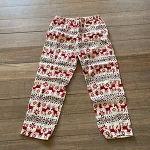 Hanna Andersson Dear Deer Organic Flannel Pant - M